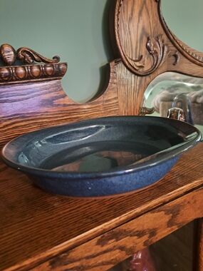 Jugtown 10” Serving Dishe – Handmade Vintage Signed Vernon Owen 1998